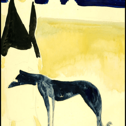 Léon Spilliaert - Femme Au Lévrier