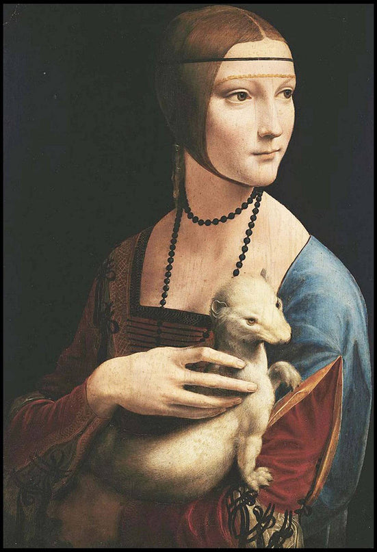 Leonardo da Vinci - The Lady with an Ermine 'Portrait of Cecilia Gallerani'