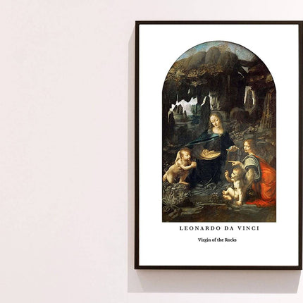 Leonardo da Vinci - Virgin of the Rocks Poster