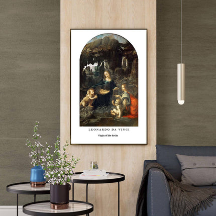 Leonardo da Vinci - Virgin of the Rocks Poster
