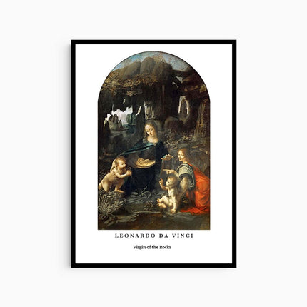Leonardo da Vinci - Virgin of the Rocks Poster