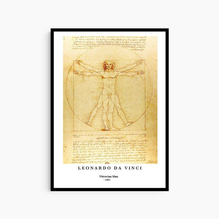 Leonardo da Vinci - Vitruvian Man Poster