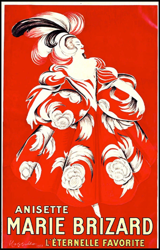 Leonetto Cappiello - Anisette Marie Brizard L’éternelle Favorite Poster