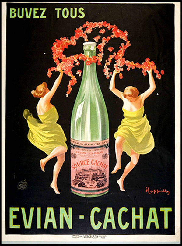 Leonetto Cappiello - Buvez tous Evian-Cachat Poster