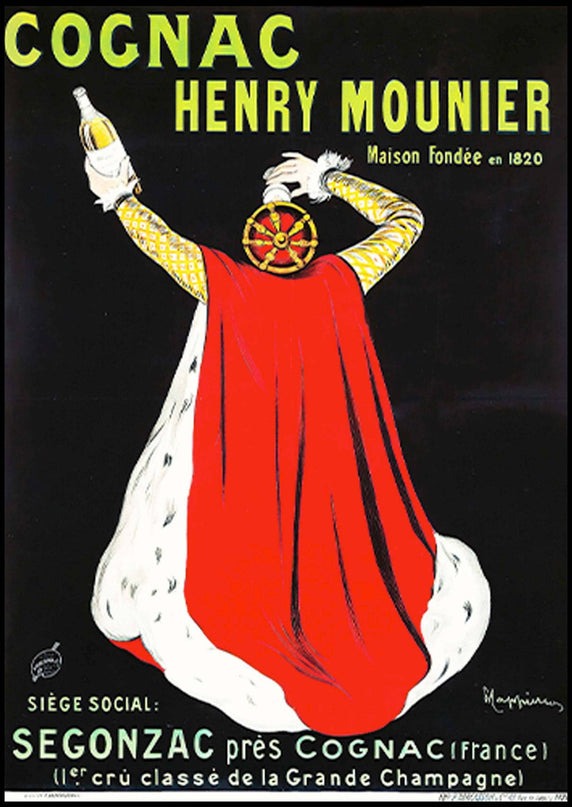 Leonetto Cappiello - Cognac Henry Mounier Poster