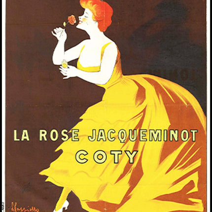 Leonetto Cappiello - La Rose Jacqueminot Coty Poster