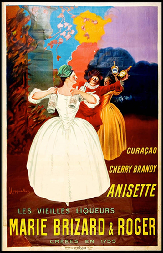 Leonetto Cappiello - Les vieilles liqueurs Marie Brizard & Roger Poster