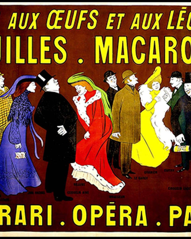 Leonetto Cappiello - Pâtes Aux Oeufs Et Aux Légumes Poster