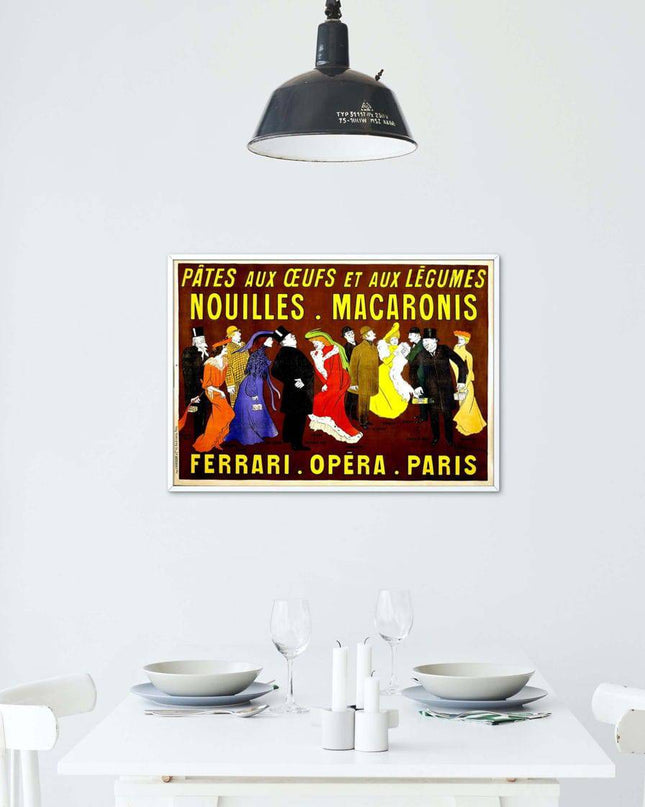 Leonetto Cappiello - Pâtes Aux Oeufs Et Aux Légumes Poster