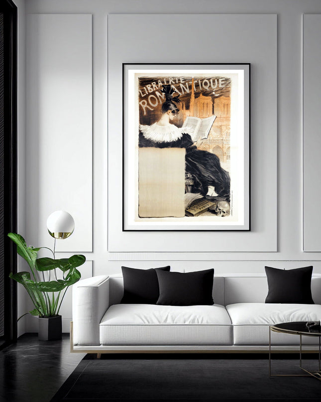 Librairie Romantique Poster