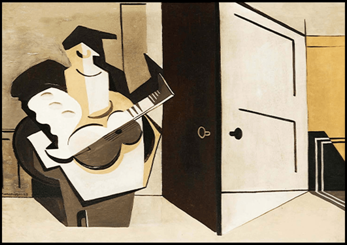 Louis Marcoussis - Musicien Dans Un Intérieur