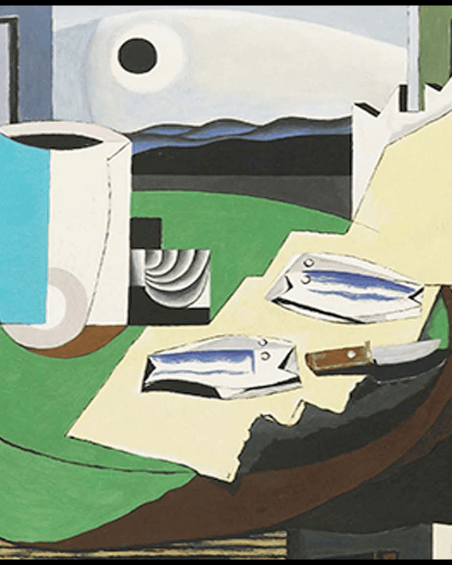 Louis Marcoussis - Nature Morte Aux Poissons Or Hyères II