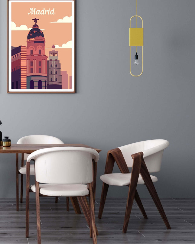 Madrid Travel Poster