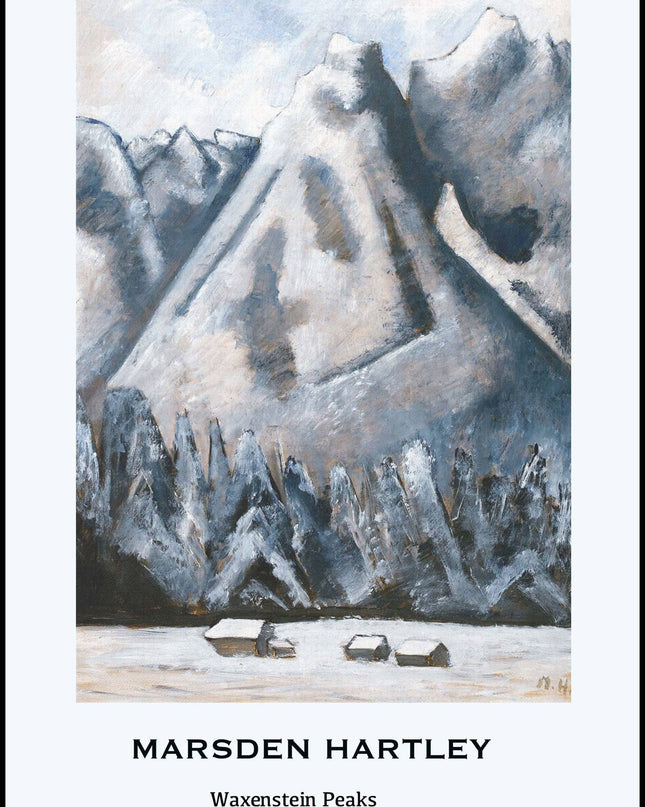 Marsden Hartley - Waxenstein Peaks Poster