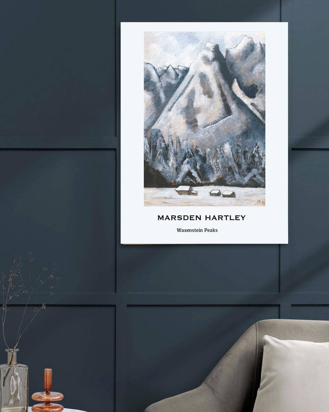 Marsden Hartley - Waxenstein Peaks Poster