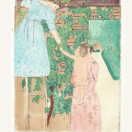 Mary Cassatt - Gathering Fruit Poster