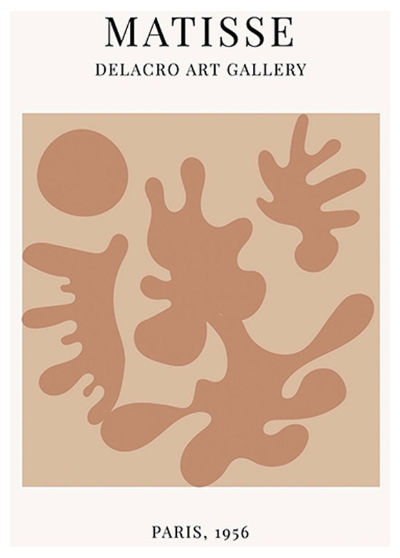 Matisse Delacro Art Gallery Exhibition No2 Poster