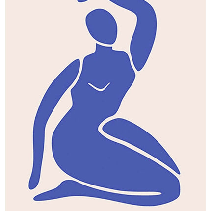 Matisse Inspired Contemporary Woman Figure No1 Poster
