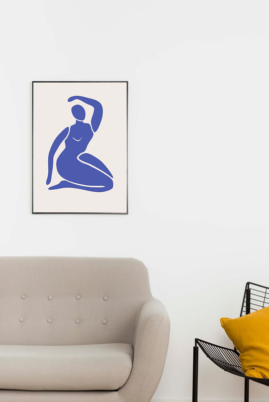 Matisse Inspired Contemporary Woman Figure No1 Poster