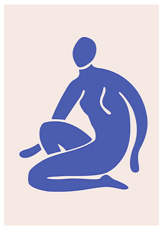 Matisse Inspired Contemporary Woman Figure No3 Poster