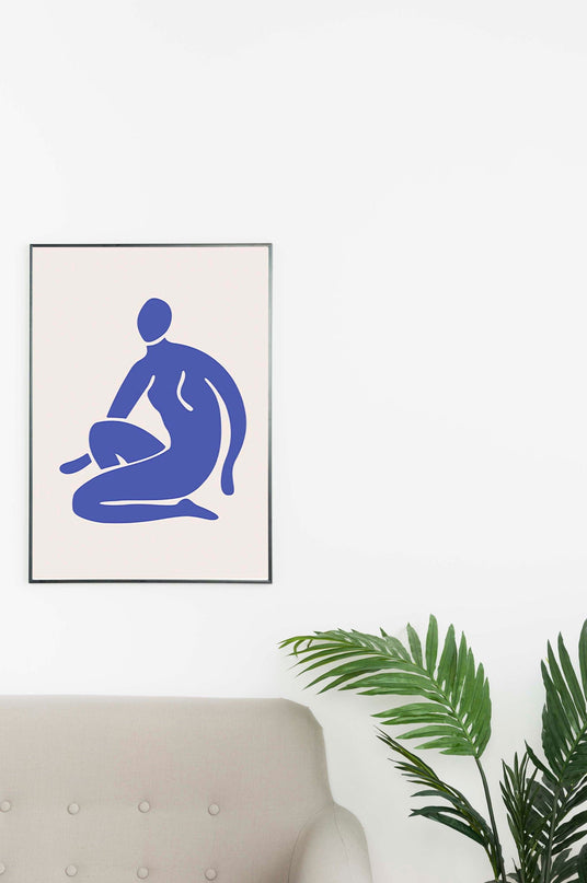 Matisse Inspired Contemporary Woman Figure No3 Poster