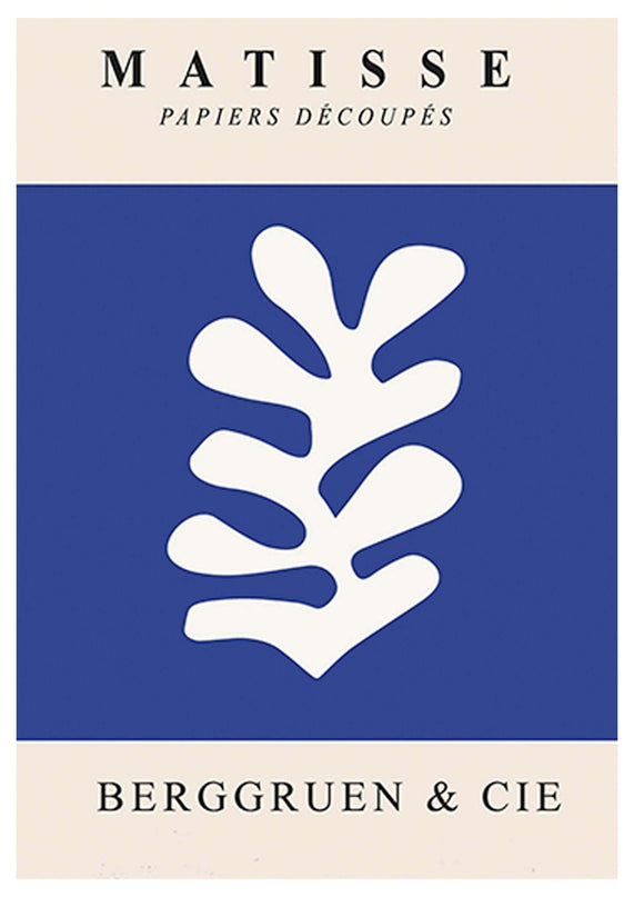 Matisse Papiers Découpés Berggruen Blue Cutout & cie Poster