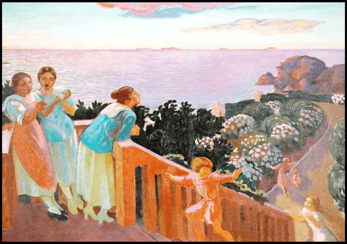 Maurice Denis - Crépuscule Aux Hortensias