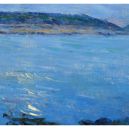 Max Kurzweil - Blue seascape in the moonlight