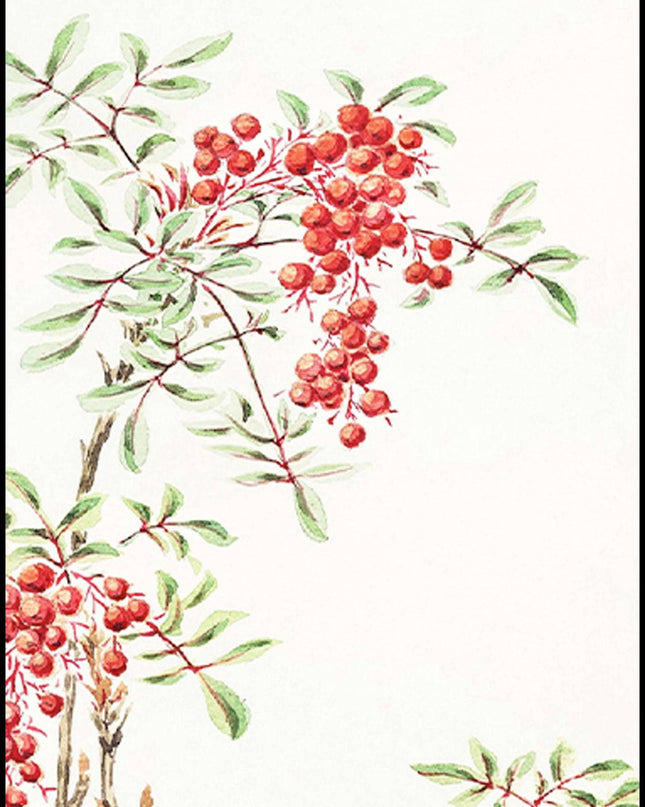 Megata Morikaga - Nandina Bush with Berries