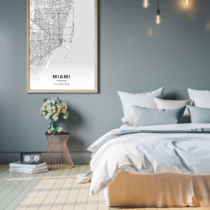 Miami Map Poster