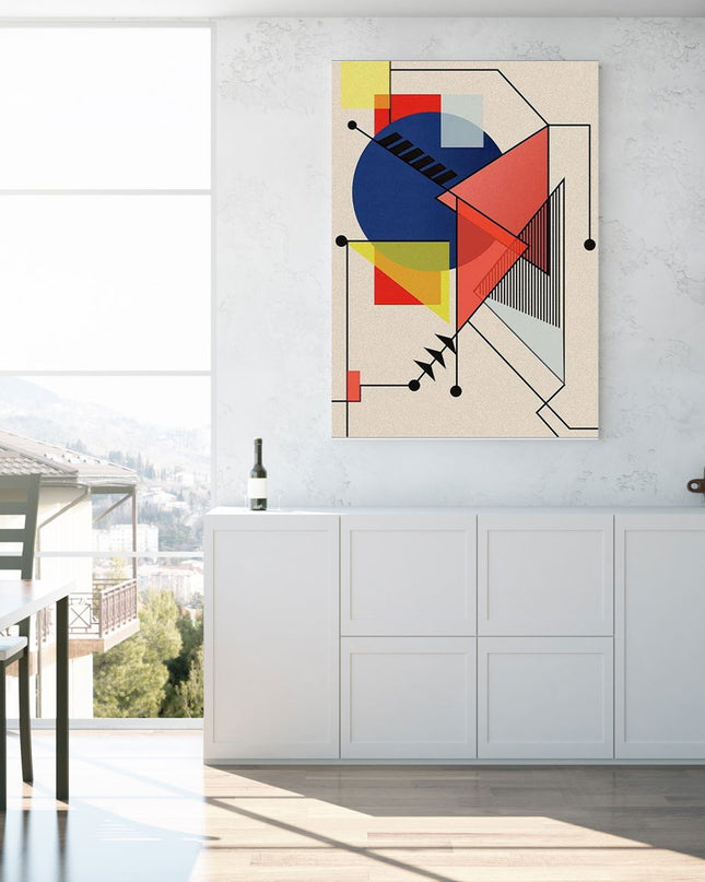 Midcentury Bauhaus Design Poster