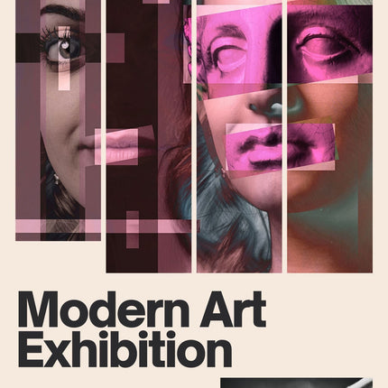 Modern Art Exhibition Poster