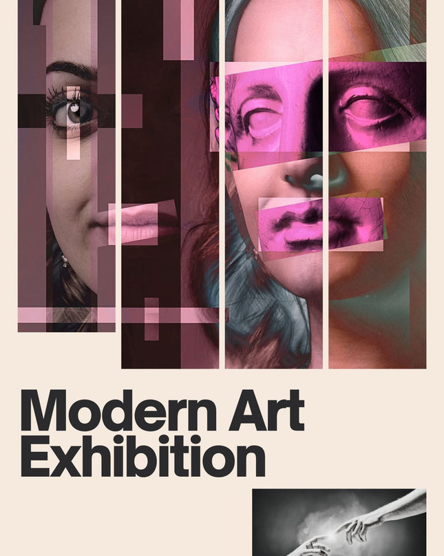Modern Art Exhibition Poster