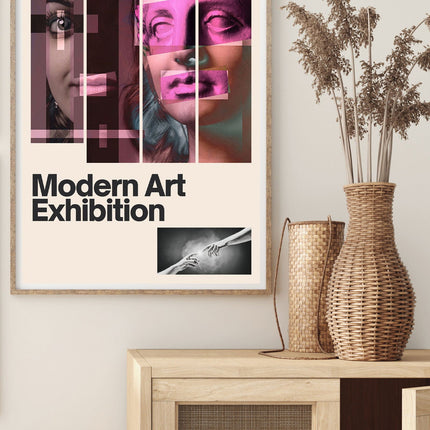 Modern Art Exhibition Poster
