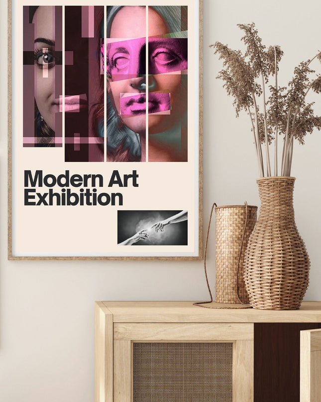 Modern Art Exhibition Poster