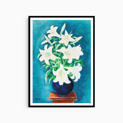 Moïse Kisling - Vase de Lys