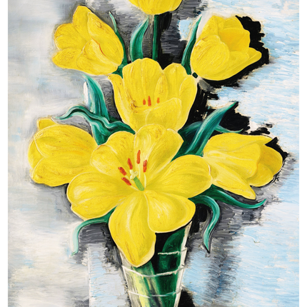 Moïse Kisling - Vase de Tulipes