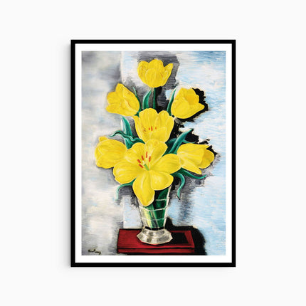 Moïse Kisling - Vase de Tulipes