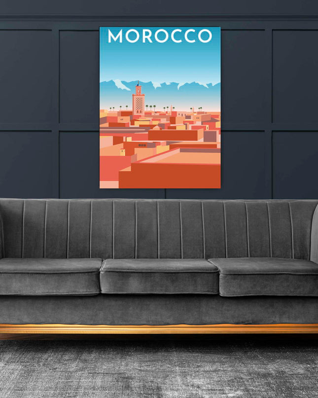 Morocco Travel Poster