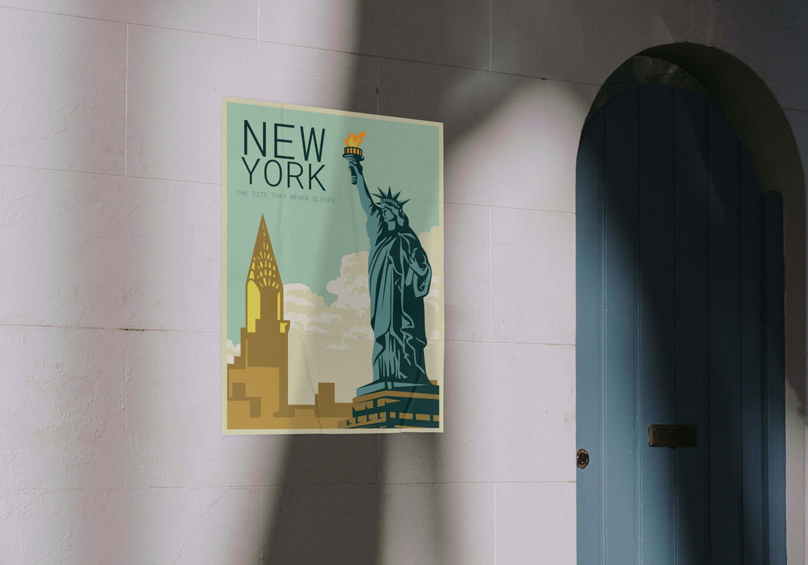 New York City Illustration Poster