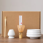 4PCs White Porcelain Tea Bowl