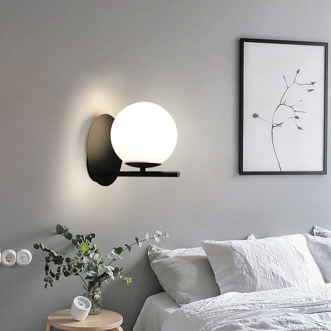 Nordic Aisle Copper Glass Wall Lamp