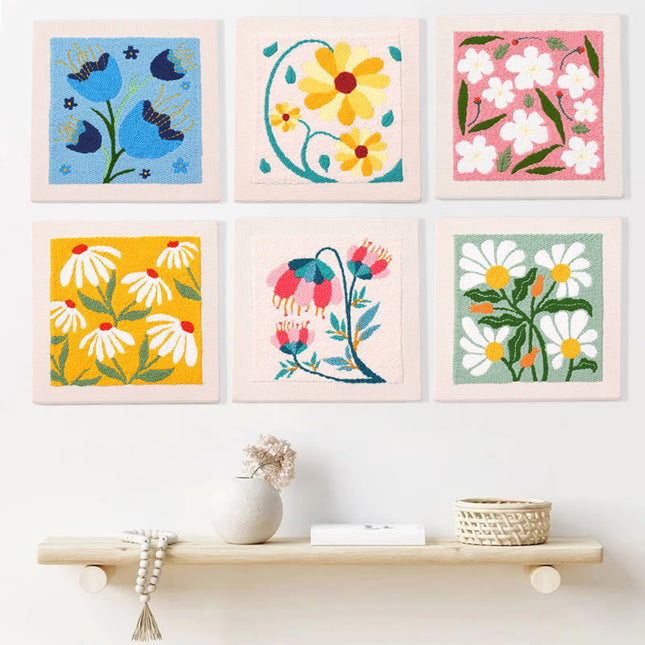 Embroidery Material Package Kit Handmade Diy Photo Frame Hanging Painting