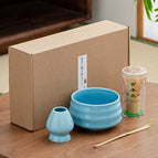 4PCs Sky Blue Tea Bowl