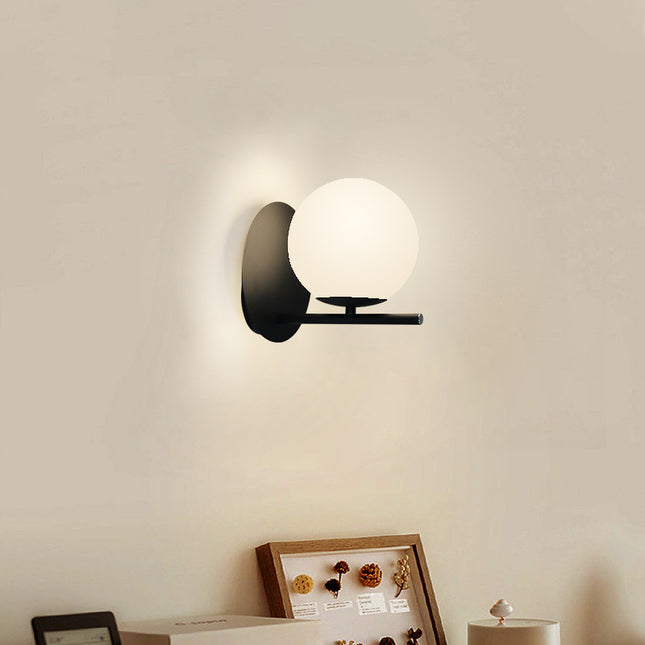 Nordic Aisle Copper Glass Wall Lamp