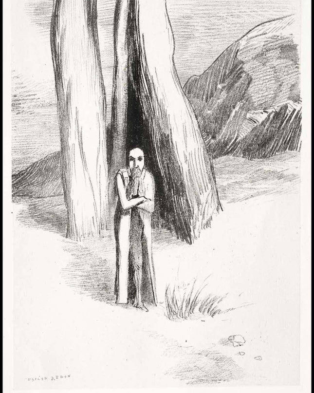 Odilon Redon - A Madman in a Dismal Landscape