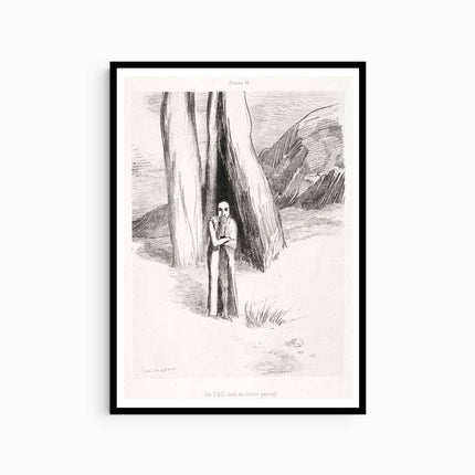 Odilon Redon - A Madman in a Dismal Landscape
