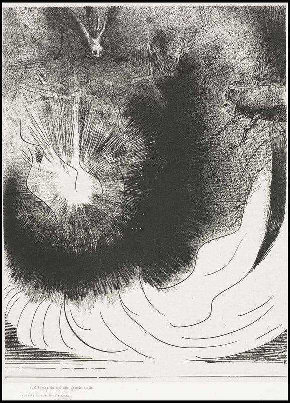 Odilon Redon - And There Fell a Great Star