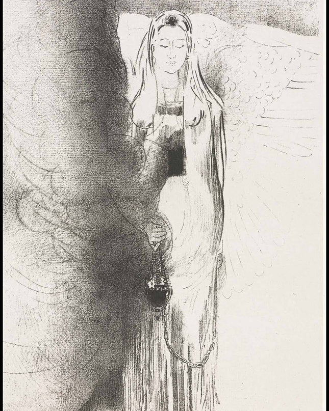 Odilon Redon - And the Angel Took the Censer