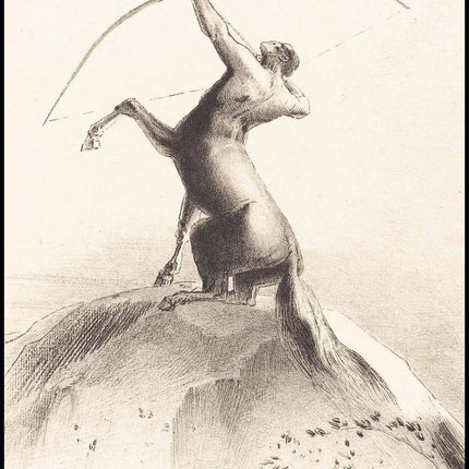 Odilon Redon - Centaur Visant les Nues